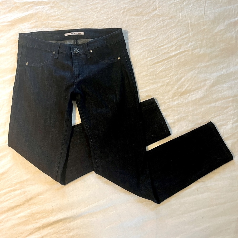 NWOT Liviana Conti (🇮🇹) low rise skinny leg jeans EU sz30 or US sz0